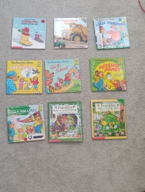 Lot Of 9 Vintage Childrens Books For Curious Minds Colorful Illustrations Educat